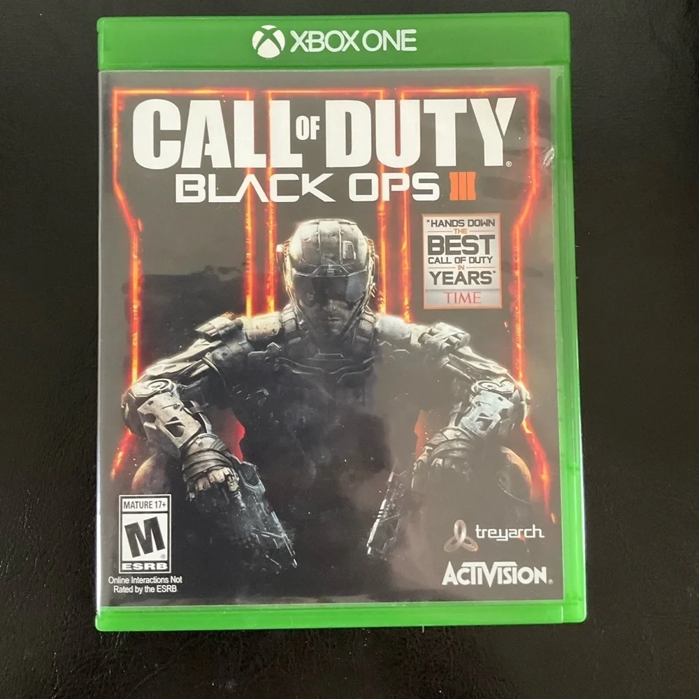 Call of Duty Black Ops III‎ XBOX One Treyarch Activision Video Game Preowned